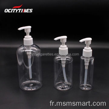 Pompe à bouteille en plastique transparent de 30 ml